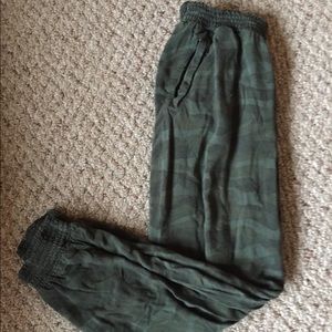 Camouflage joggers